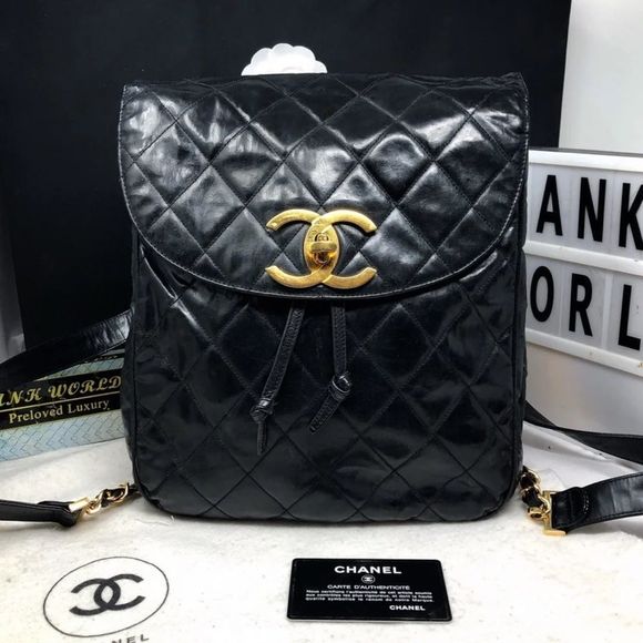 CHANEL VINTAGE BACKPACK - Picture 14 of 15
